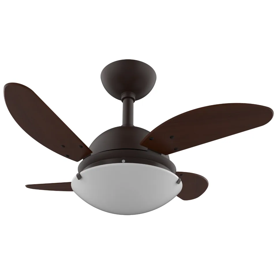 Plus Mini 1019 – Corpo marrom texturizado · 4 pás MDF tabaco