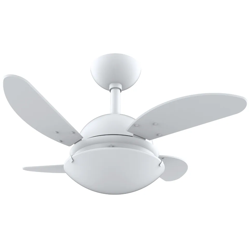 Plus Mini 1019 – Corpo branco texturizado · 4 pás MDF branco