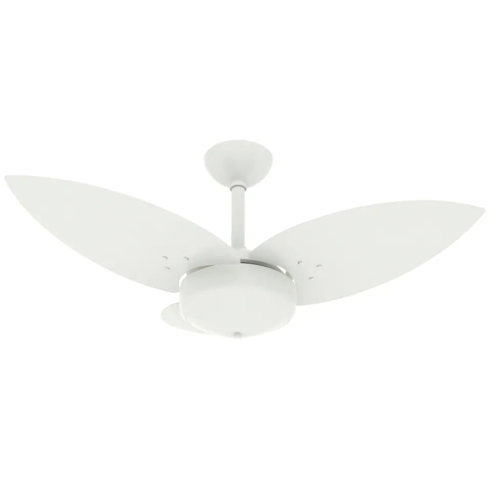 Lótus Commerce 1035 – Corpo branco · 3 pás MDF branco
