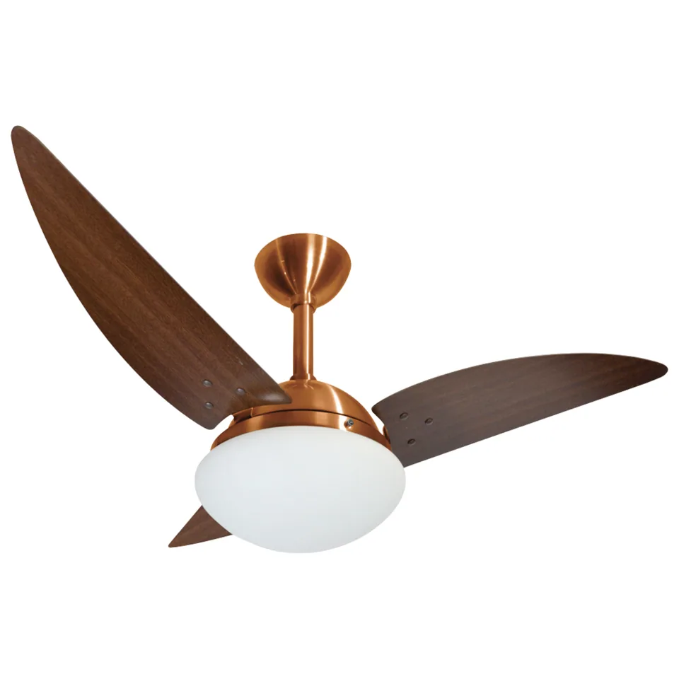 Classic 1040 – Corpo cobre · 3 pás MDF tabaco
