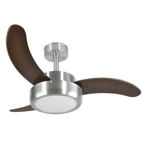 Evolution LED 1052 – corpo escovado, pás tabaco