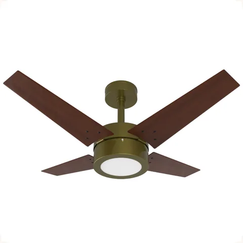 Línea LED 1054 – corpo verde fumê, pás tabaco