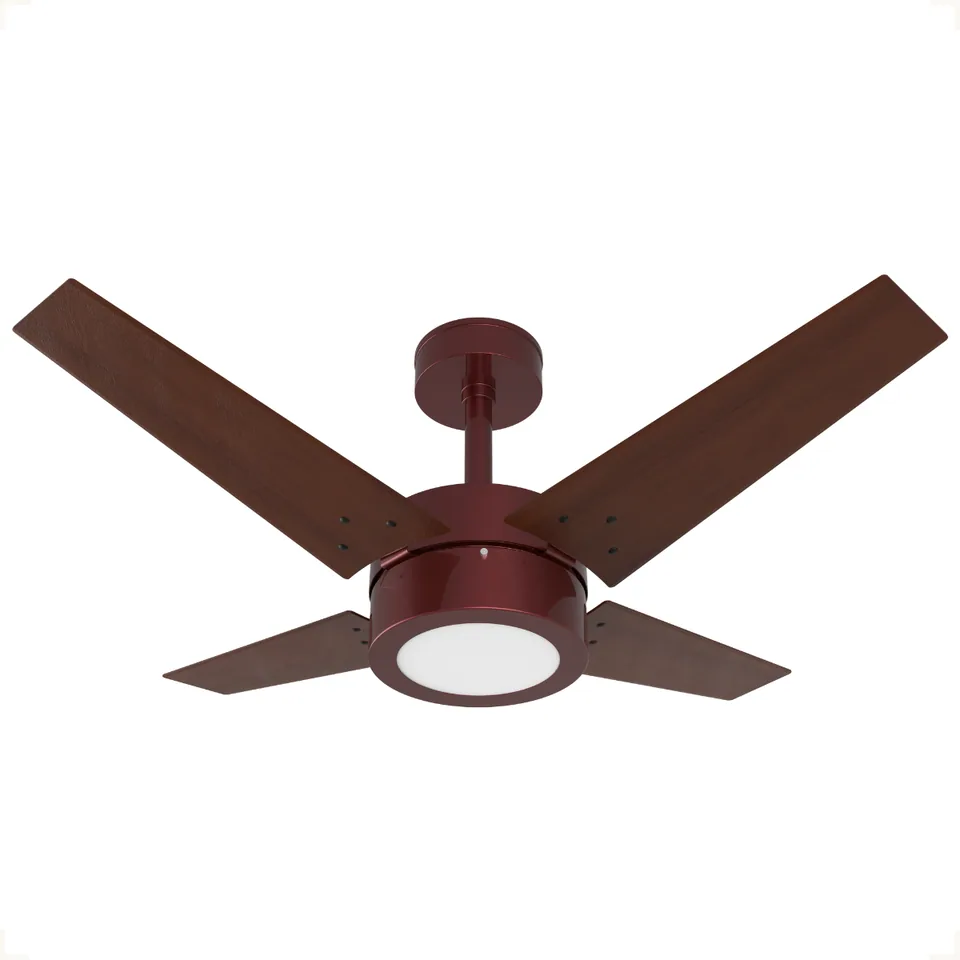 Línea LED 1054 – Corpo chocolate · 4 pás MDF tabaco
