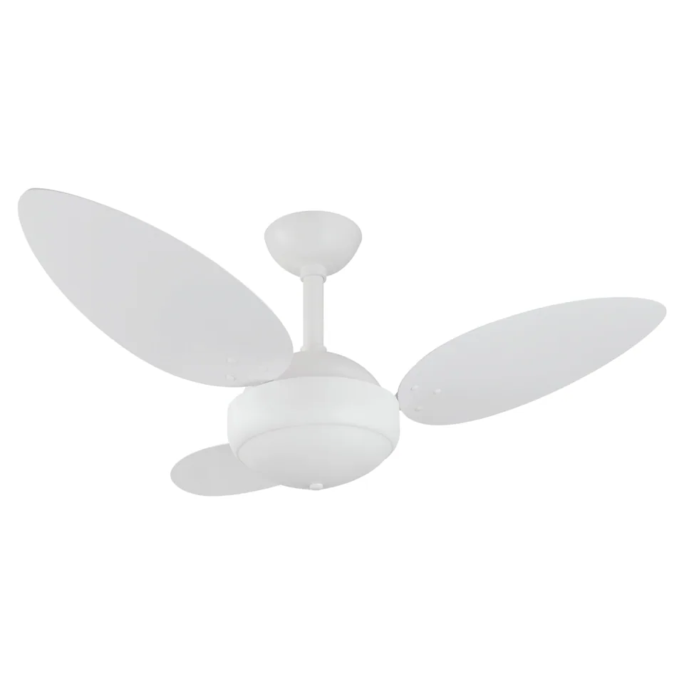 Prime Commerce 1057 – Corpo branco texturizado · 3 pás MDF branco