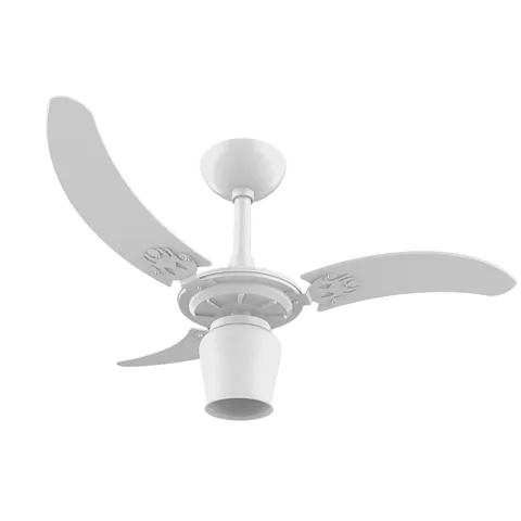 Plafon Pêra 2000 – corpo branco brilho, pás branco