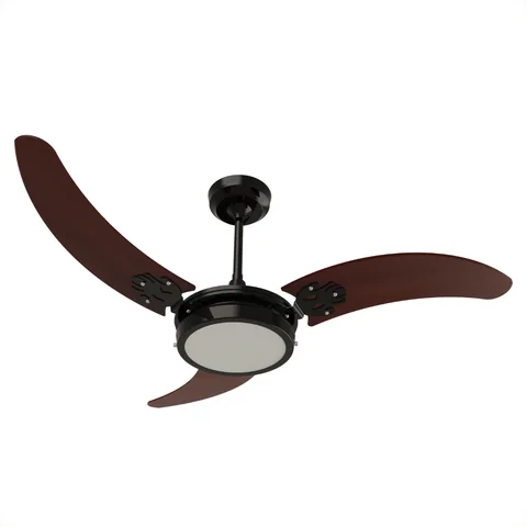 Soft LED 2002 – corpo preto brilho, pás tabaco