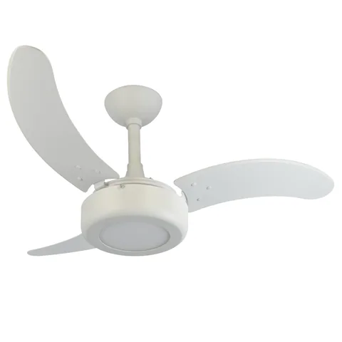 Lux LED 2008 – corpo branco, pás branco