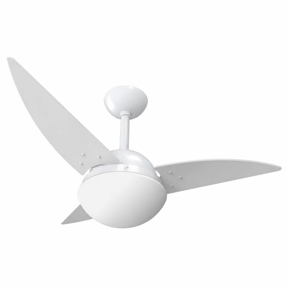 Classic 1040 – Corpo branco brilho · 3 pás MDF branco