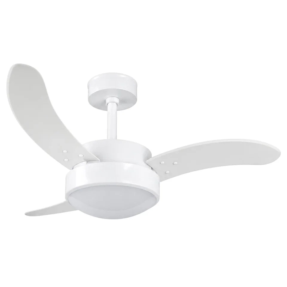 Evolution 1050 – Corpo branco brilho · 3 pás MDF branco