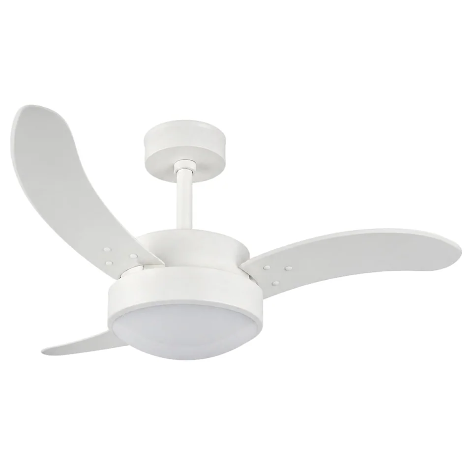 Evolution 1050 – Corpo branco texturizado · 3 pás MDF branco