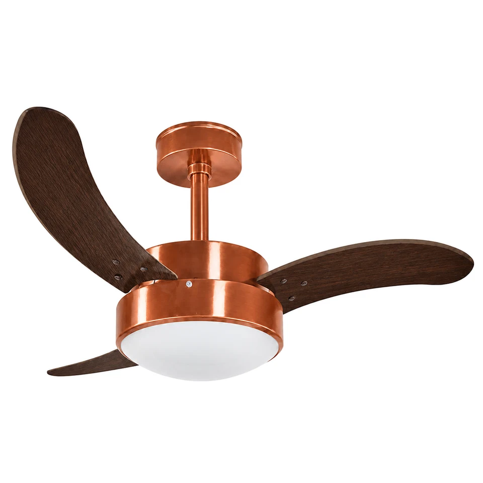 Evolution 1050 – Corpo cobre · 3 pás MDF tabaco