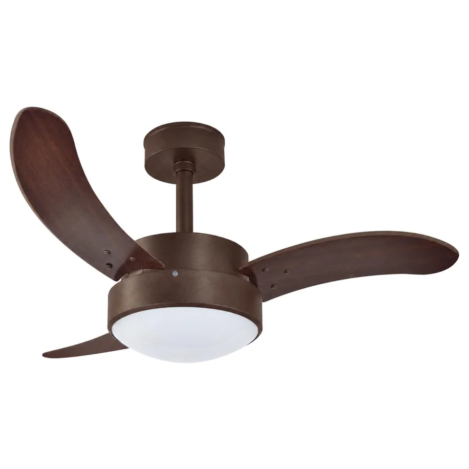 Evolution 1050 – Corpo marrom texturizado · 3 pás MDF tabaco