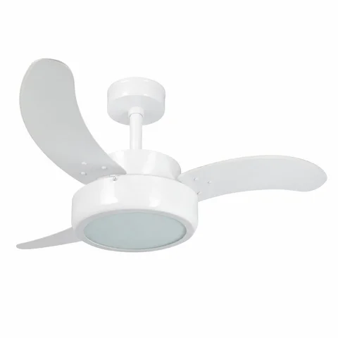 Evolution LED 1052 – corpo branco brilho, pás branco