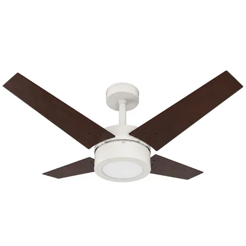 Línea LED 1054 – corpo branco texturizado, pás tabaco