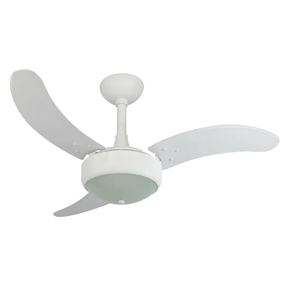 Lux 2003 – Corpo branco texturizado · 3 pás MDF branco